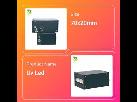 会社のビデオ について 395nm fan cooling uv led unit for printing industry