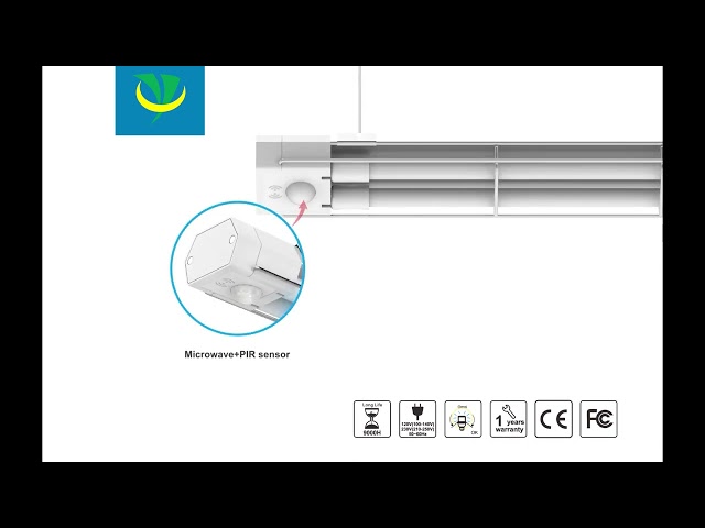 会社のビデオ について 254nm 40W UVC LED Germicidal Lamp Quartz Tube Microwave Sensors