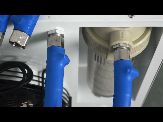 会社のビデオ について R410 Refrigerant Water Cooling Chiller UV Disinfection 1160W Input
